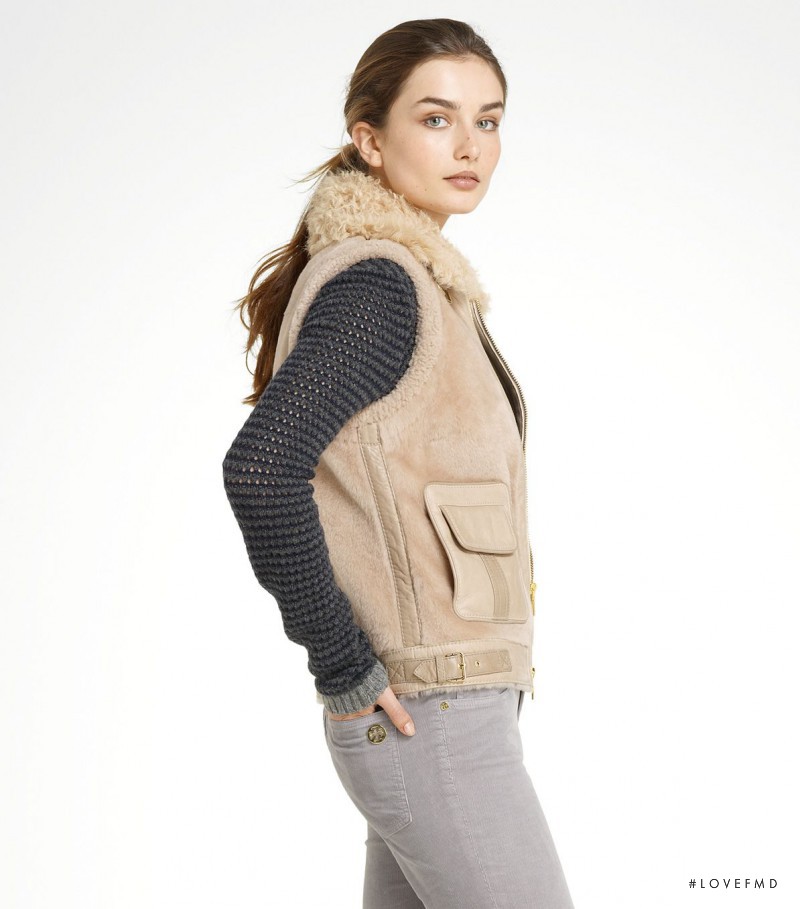 Andreea Diaconu featured in  the Tory Burch catalogue for Autumn/Winter 2011