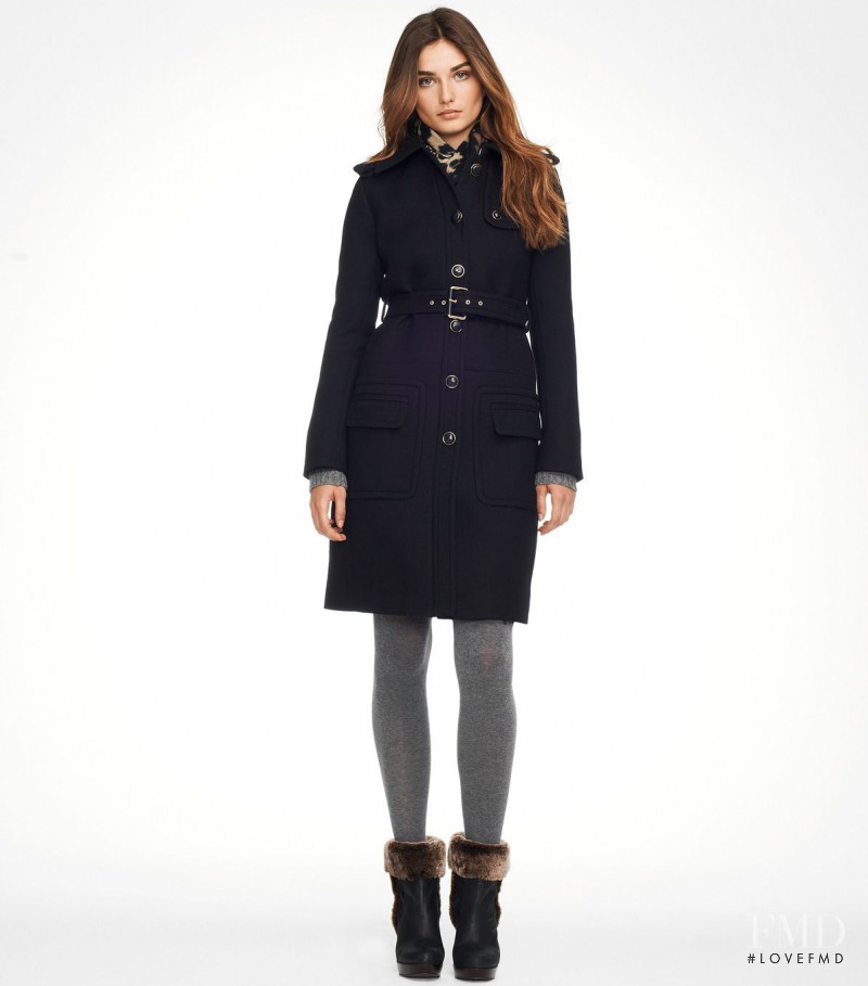 Andreea Diaconu featured in  the Tory Burch catalogue for Autumn/Winter 2011