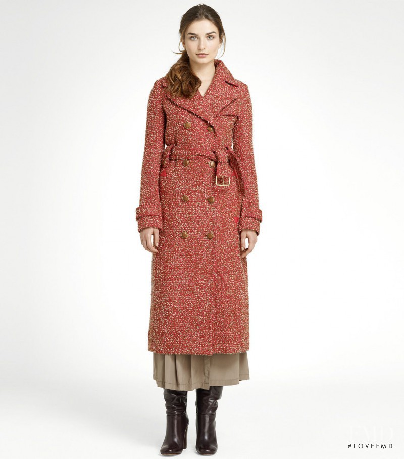 Andreea Diaconu featured in  the Tory Burch catalogue for Autumn/Winter 2011