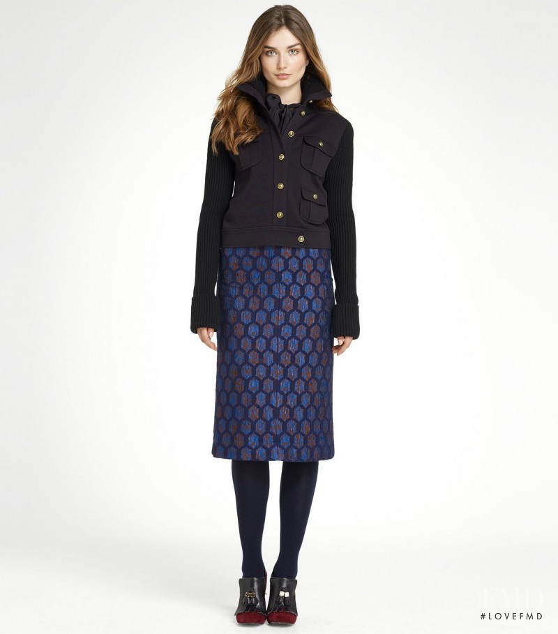 Andreea Diaconu featured in  the Tory Burch catalogue for Autumn/Winter 2011