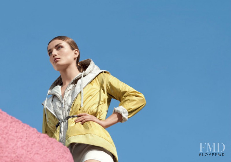 Andreea Diaconu featured in  the S\' Max Mara advertisement for Spring/Summer 2012