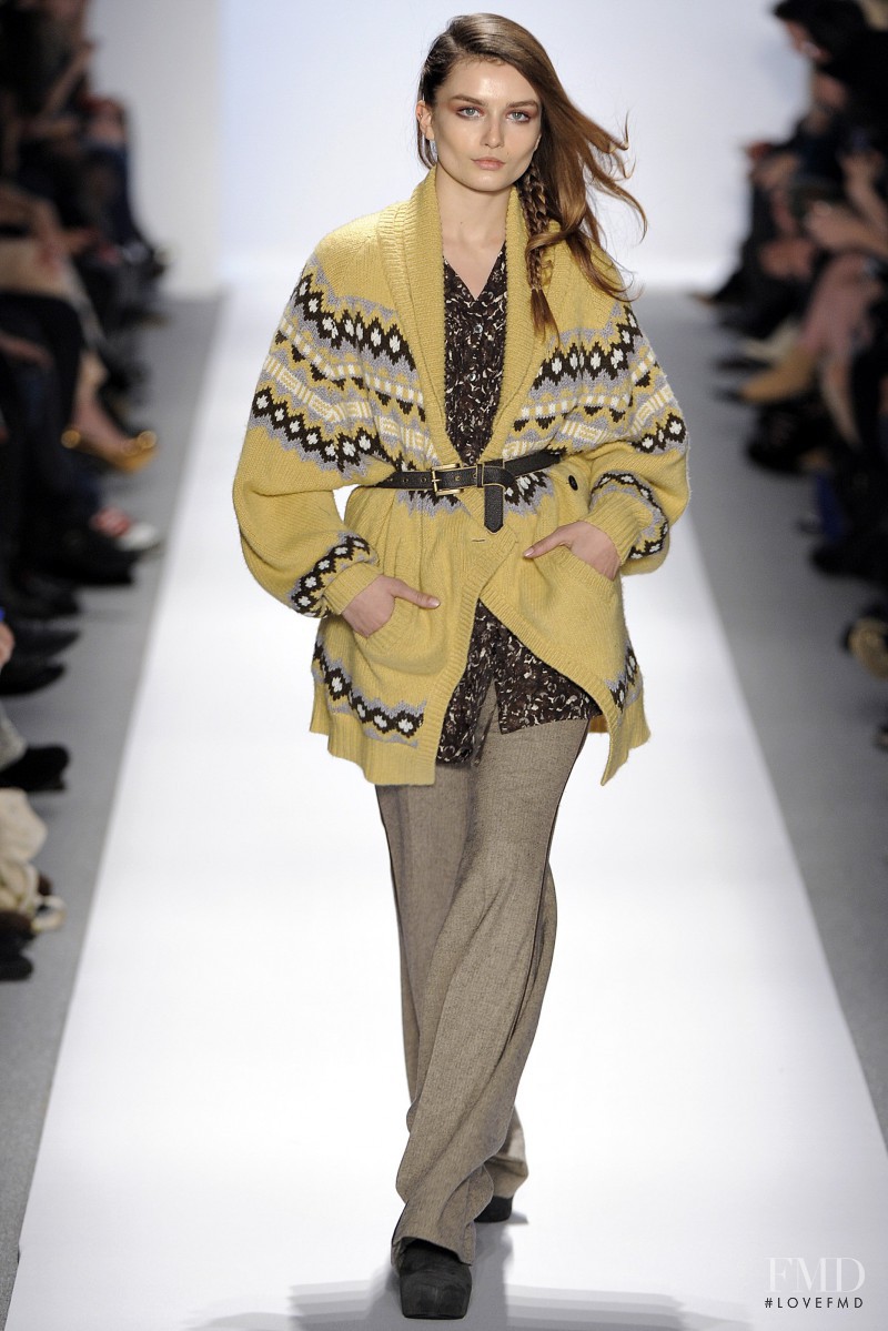 Andreea Diaconu featured in  the Charlotte Ronson fashion show for Autumn/Winter 2011