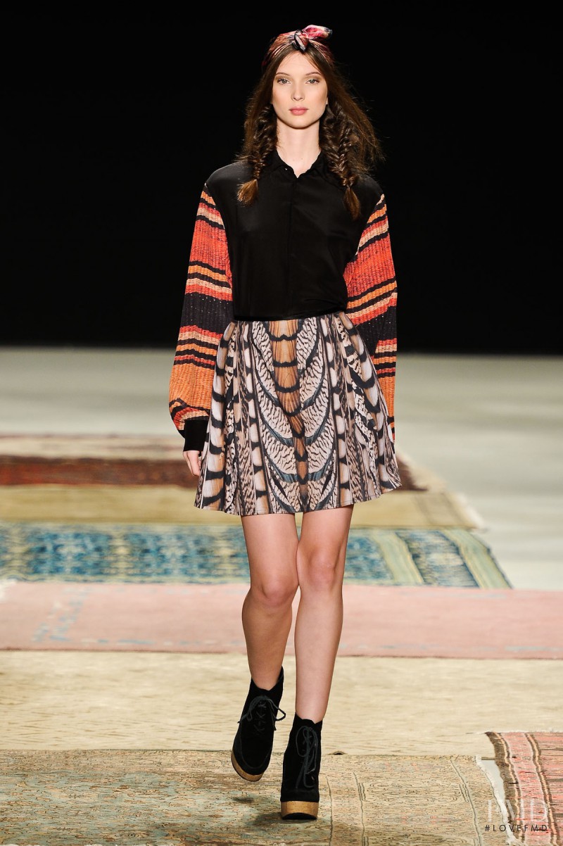 Vanessa Damasceno featured in  the Alessa fashion show for Autumn/Winter 2012