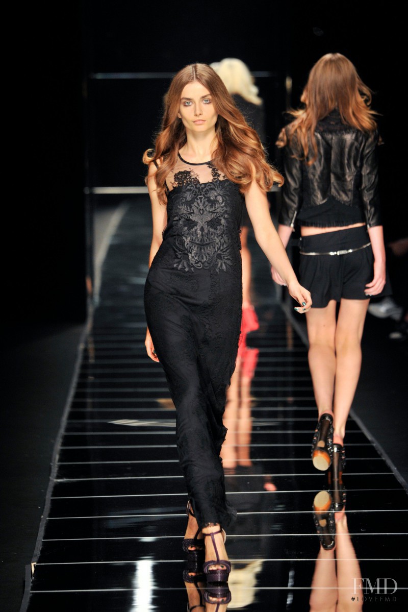Andreea Diaconu featured in  the John Richmond fashion show for Spring/Summer 2011