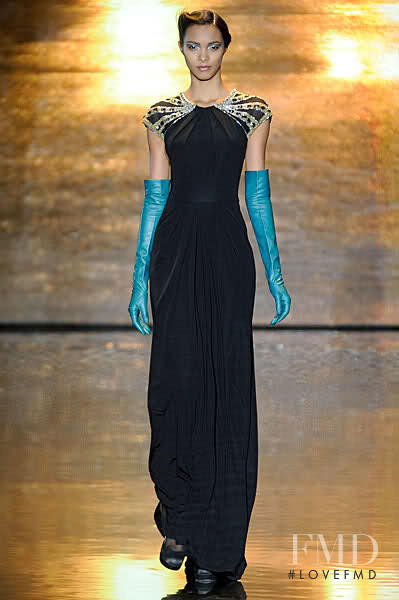 Lais Ribeiro featured in  the Badgley Mischka fashion show for Autumn/Winter 2011