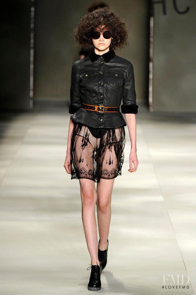 Isabella Melo featured in  the Herchcovitch fashion show for Autumn/Winter 2012