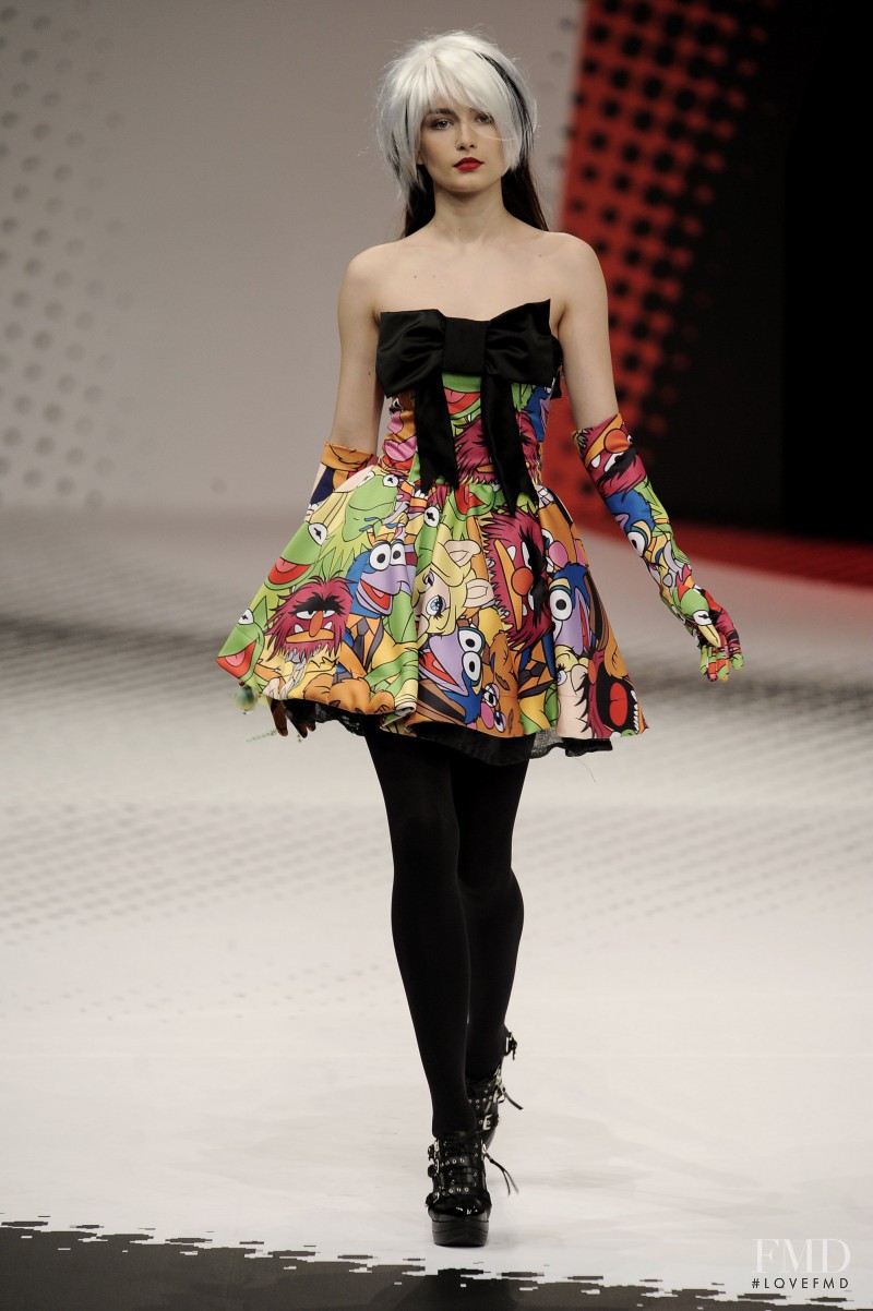 Andreea Diaconu featured in  the Jean-Charles De Castelbajac fashion show for Autumn/Winter 2009