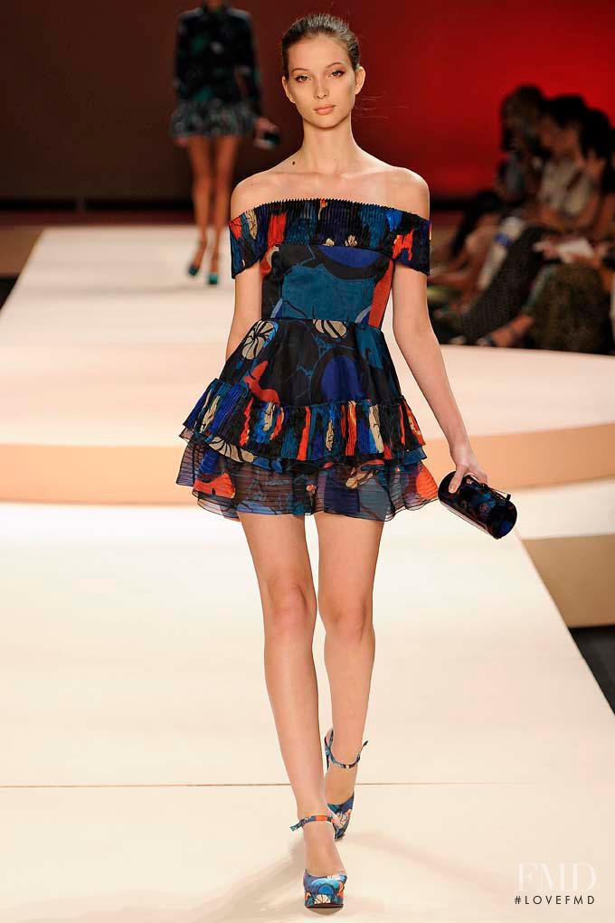 Vanessa Damasceno featured in  the Maria Bonita Extra fashion show for Autumn/Winter 2012