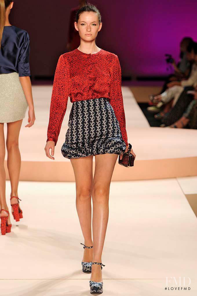 Brenda Freitas featured in  the Maria Bonita Extra fashion show for Autumn/Winter 2012