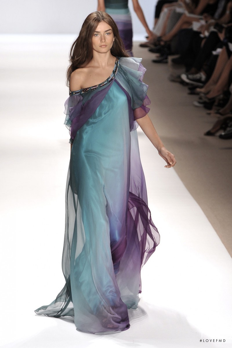 Andreea Diaconu featured in  the Carlos Miele fashion show for Spring/Summer 2010