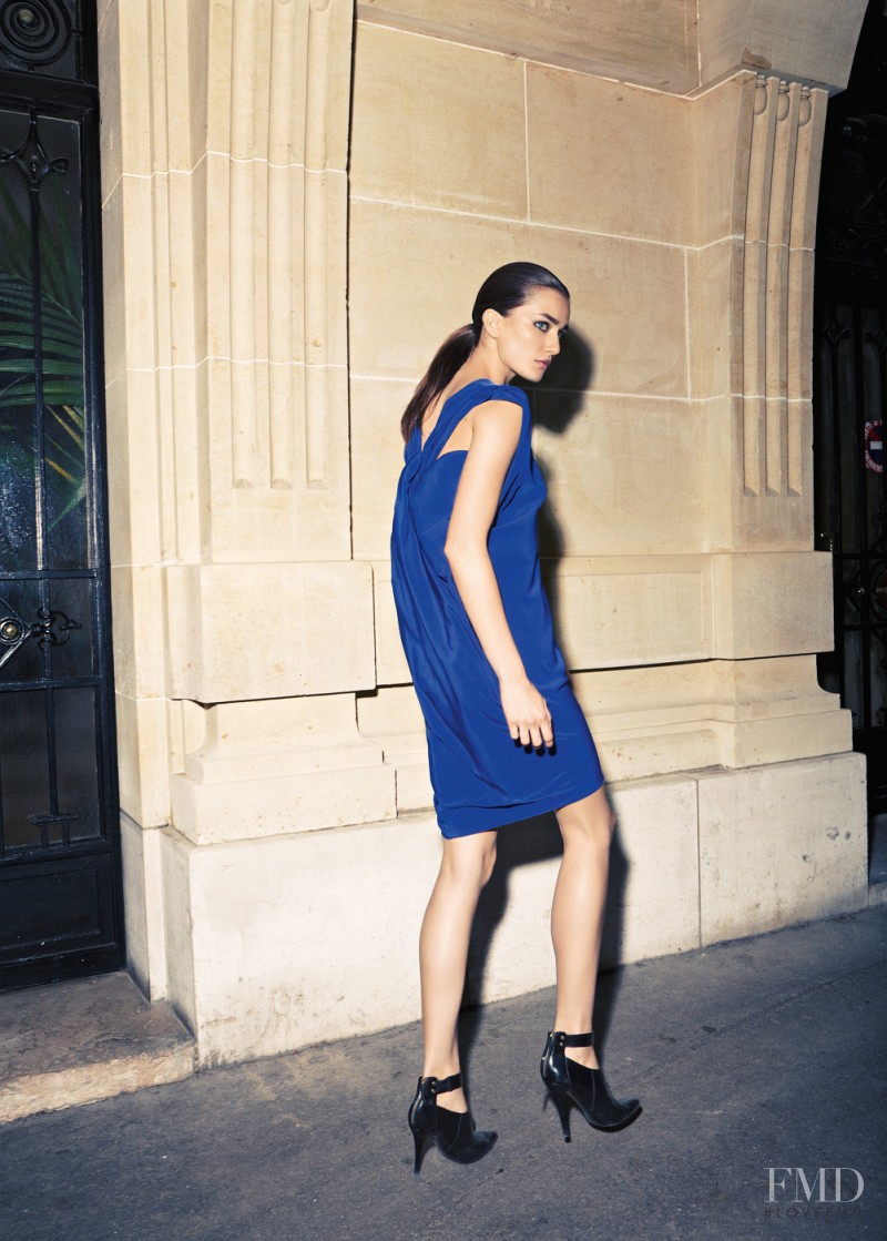 Andreea Diaconu featured in  the Mango catalogue for Fall 2012