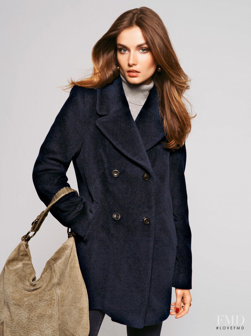 Andreea Diaconu featured in  the Peter Hahn catalogue for Autumn/Winter 2012