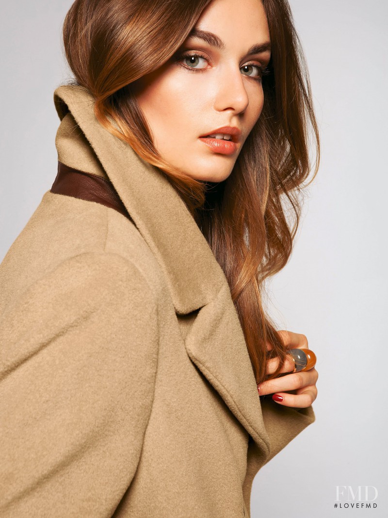 Andreea Diaconu featured in  the Peter Hahn catalogue for Autumn/Winter 2012