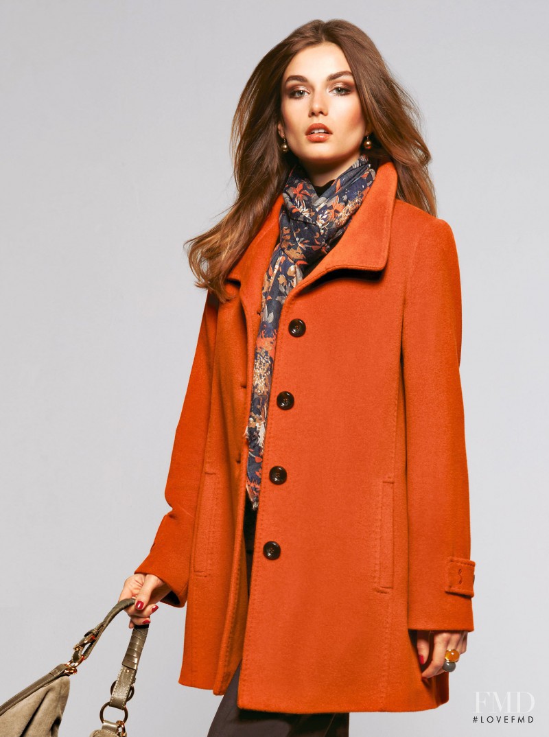 Andreea Diaconu featured in  the Peter Hahn catalogue for Autumn/Winter 2012