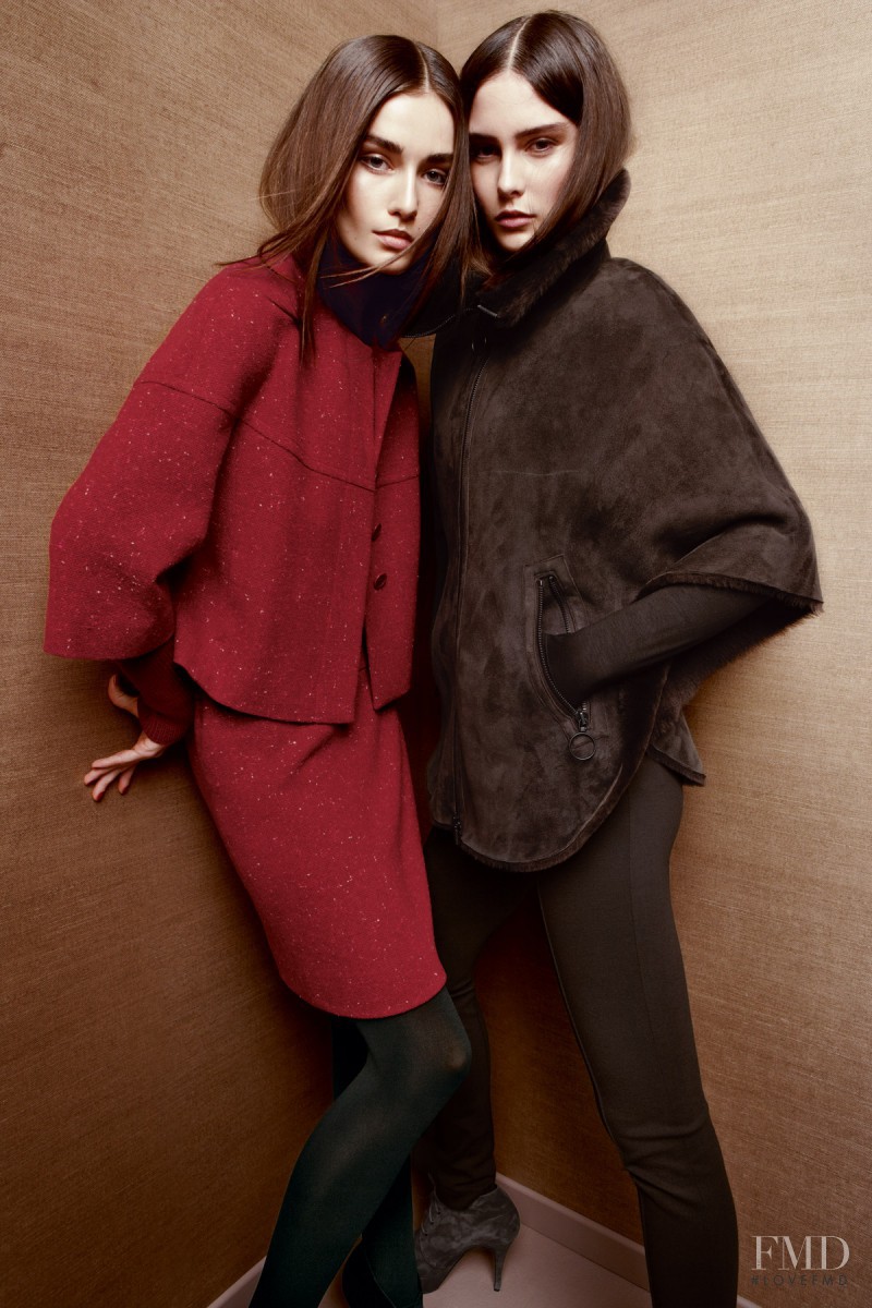 Andreea Diaconu featured in  the Akris Punto advertisement for Autumn/Winter 2012