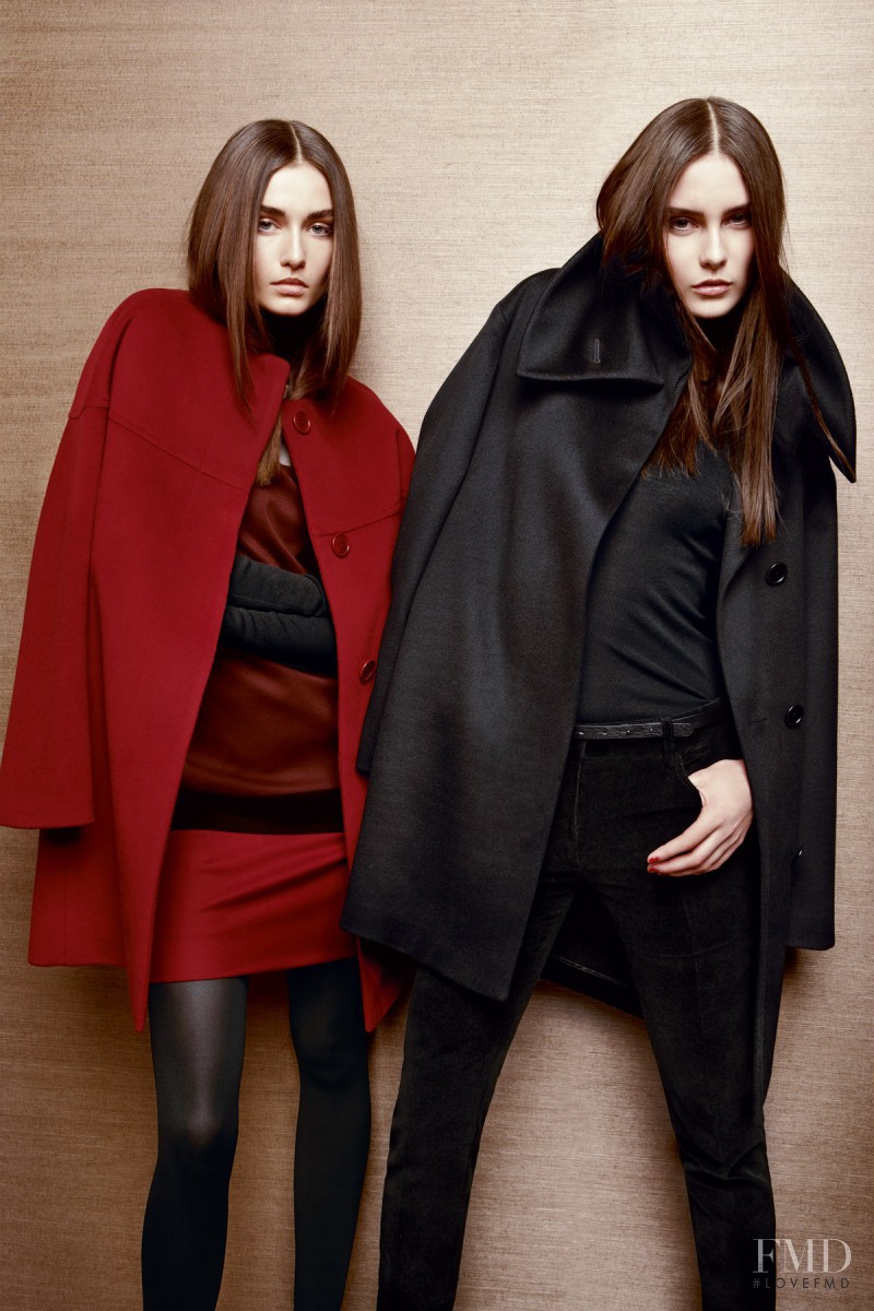 Andreea Diaconu featured in  the Akris Punto advertisement for Autumn/Winter 2012