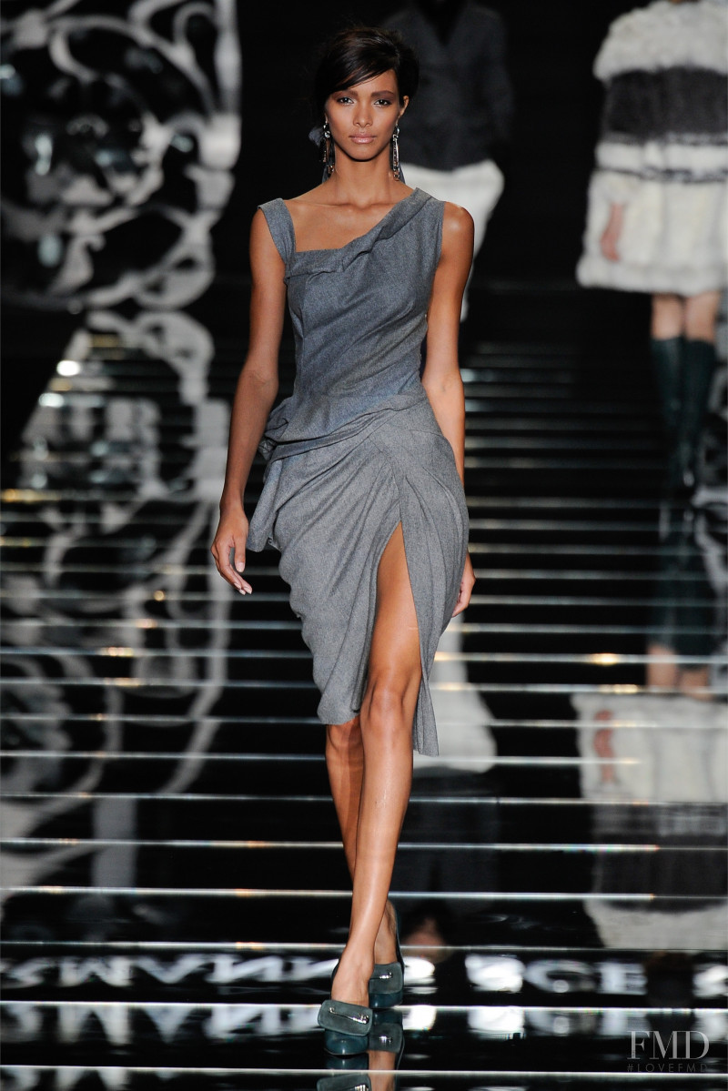 Lais Ribeiro featured in  the Ermanno Scervino fashion show for Autumn/Winter 2012