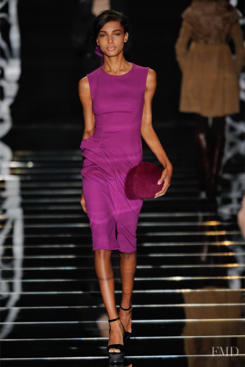 Jasmine Tookes featured in  the Ermanno Scervino fashion show for Autumn/Winter 2012