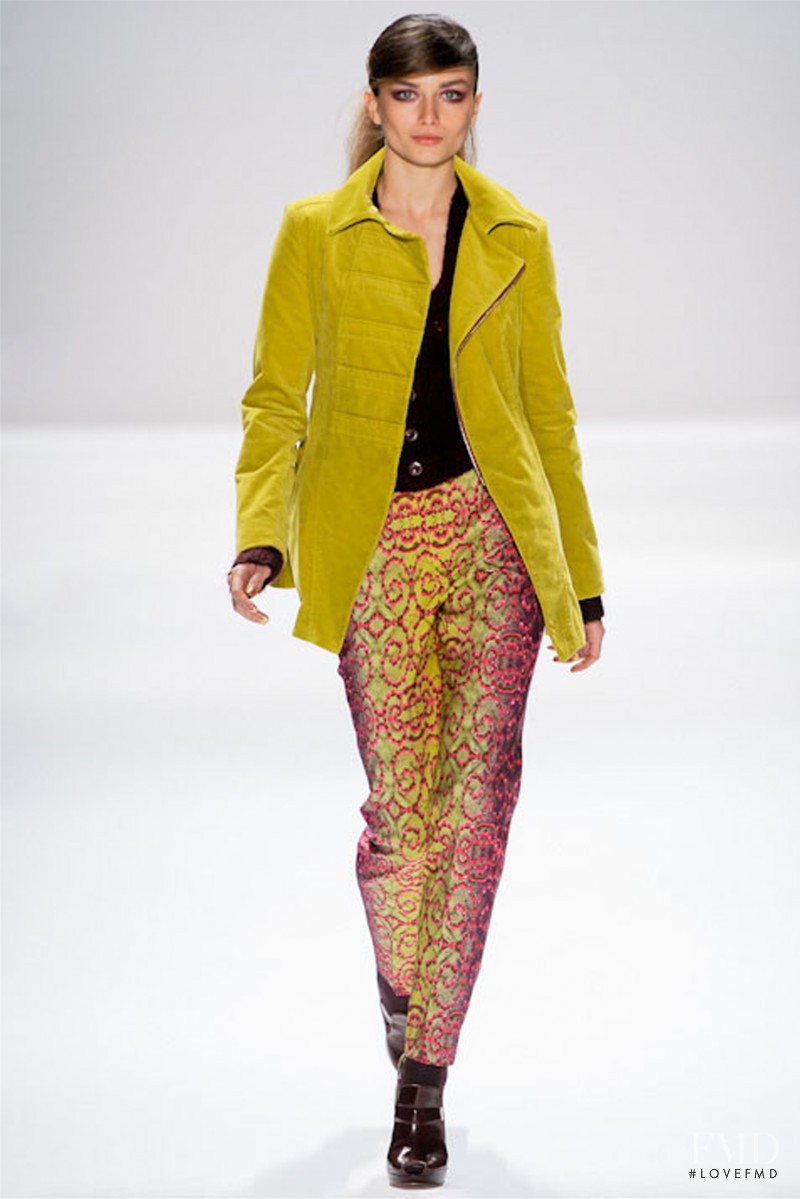 Andreea Diaconu featured in  the Nanette Lepore fashion show for Autumn/Winter 2012