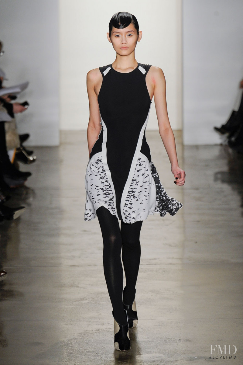 Ming Xi featured in  the Ohne Titel fashion show for Autumn/Winter 2012