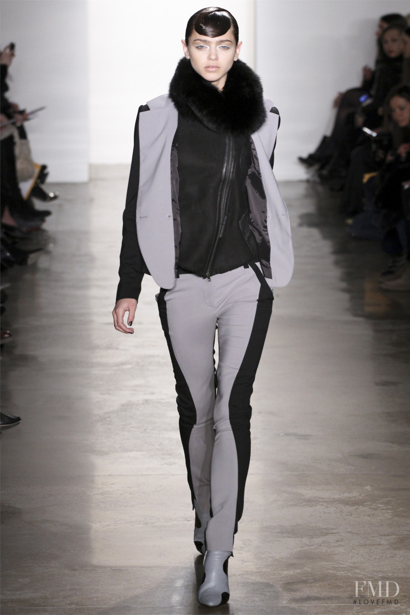 Zhenya Katava featured in  the Ohne Titel fashion show for Autumn/Winter 2012