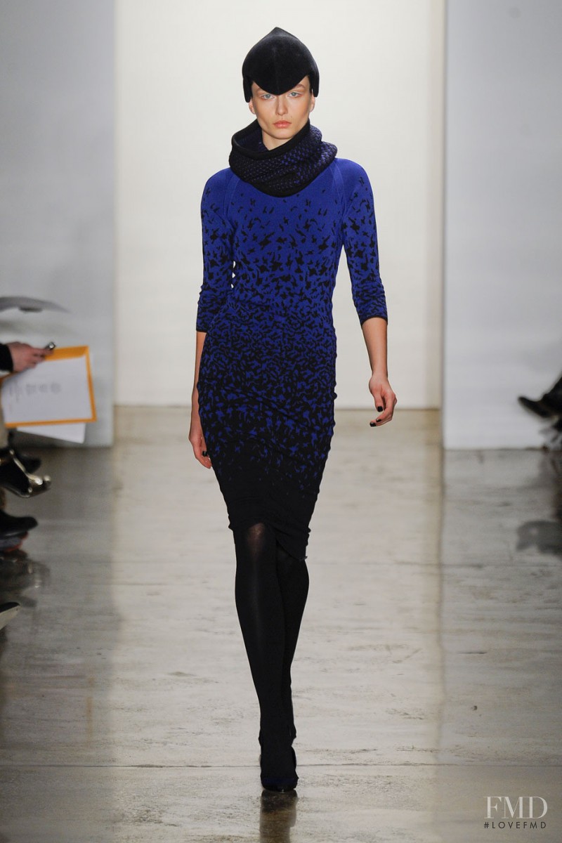 Andreea Diaconu featured in  the Ohne Titel fashion show for Autumn/Winter 2012