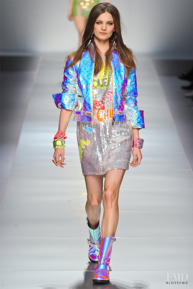 Nadine Ponce featured in  the Blumarine fashion show for Autumn/Winter 2012