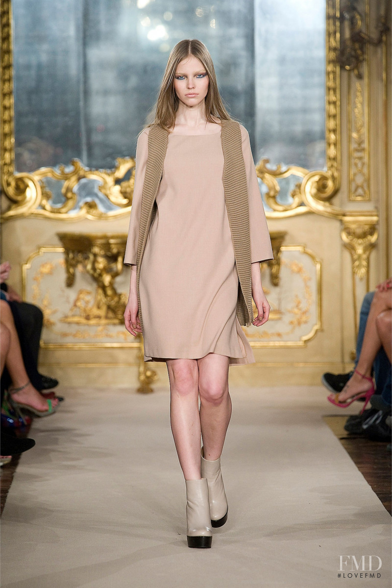 Sasha Luss featured in  the Massimo Rebecchi fashion show for Autumn/Winter 2012