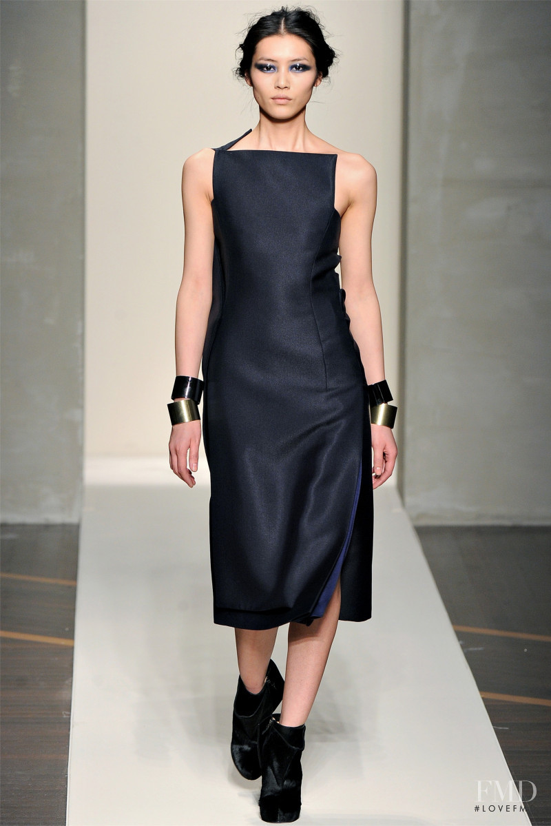 Liu Wen featured in  the Gianfranco Ferré fashion show for Autumn/Winter 2012