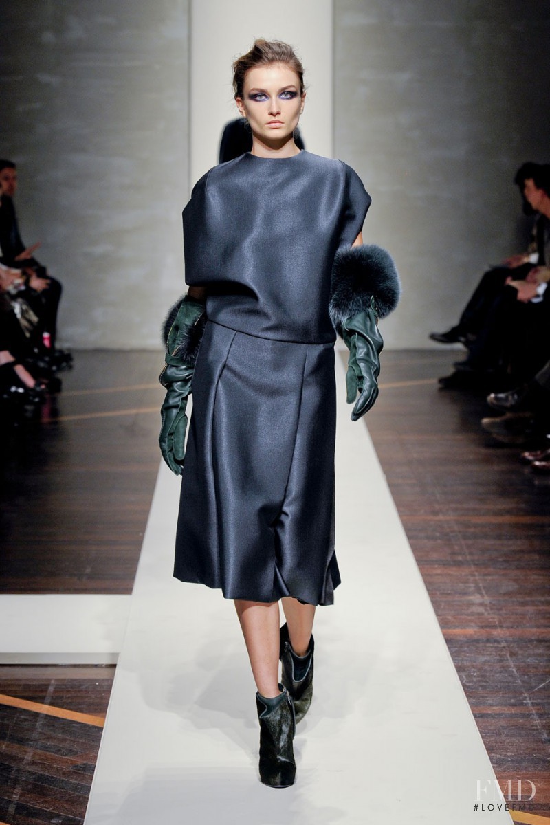 Andreea Diaconu featured in  the Gianfranco Ferré fashion show for Autumn/Winter 2012