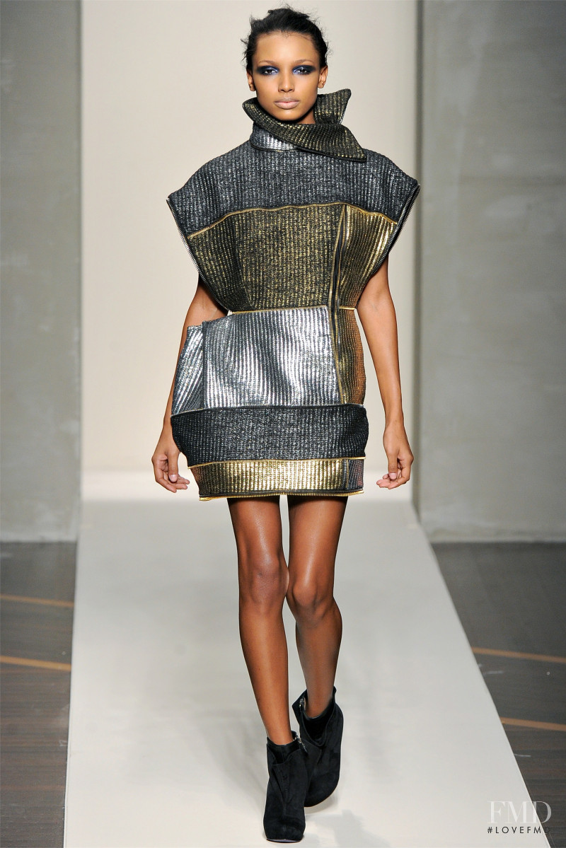 Jasmine Tookes featured in  the Gianfranco Ferré fashion show for Autumn/Winter 2012