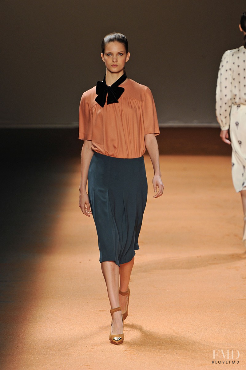 Nadine Ponce featured in  the Andrea Marques fashion show for Autumn/Winter 2012