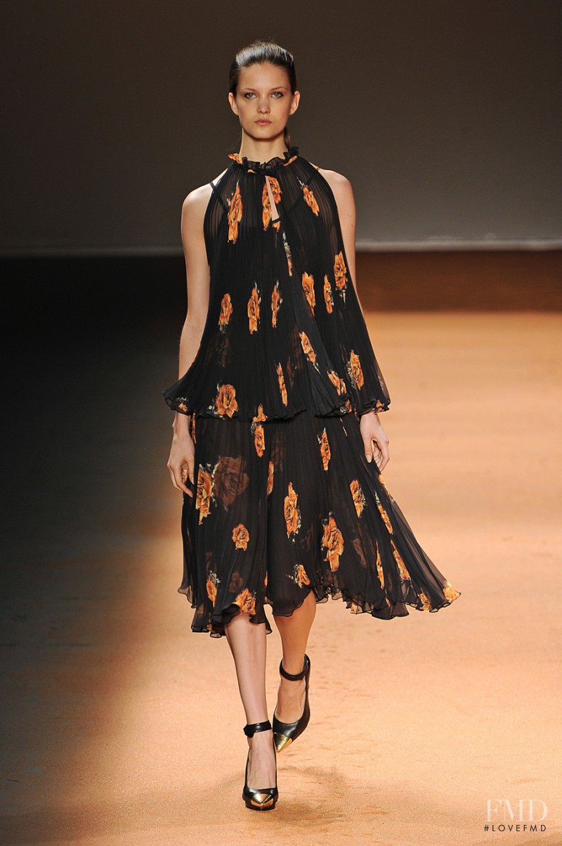 Nadine Ponce featured in  the Andrea Marques fashion show for Autumn/Winter 2012