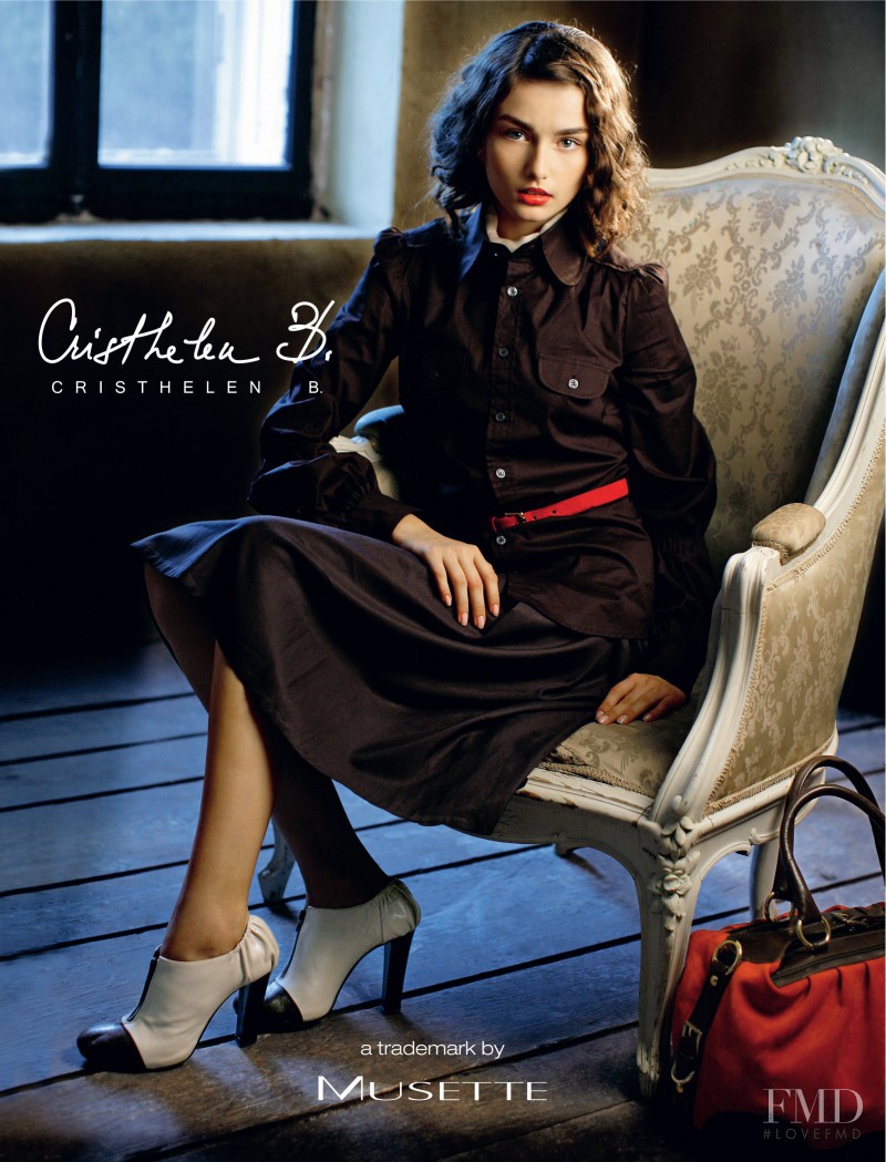 Andreea Diaconu featured in  the Musette catalogue for Autumn/Winter 2007