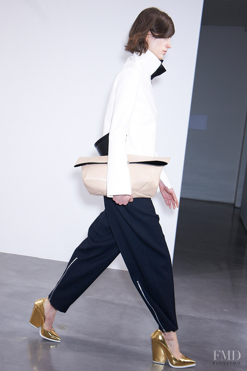 Marte Mei van Haaster featured in  the Celine fashion show for Autumn/Winter 2012