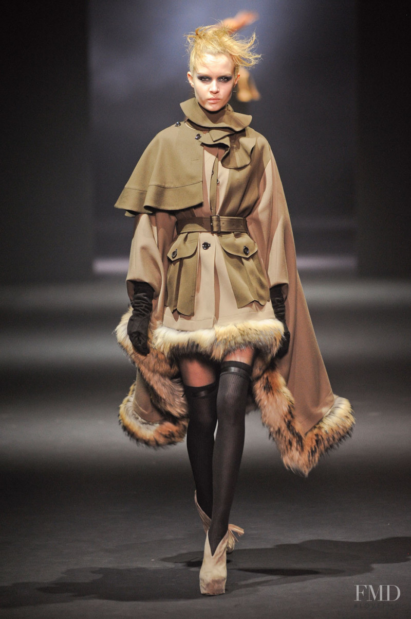 Josephine Skriver featured in  the John Galliano fashion show for Autumn/Winter 2012