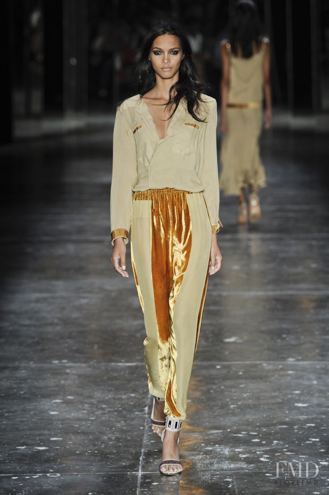 Lais Ribeiro featured in  the Animale fashion show for Autumn/Winter 2012