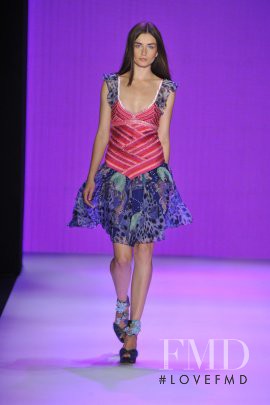 Andreea Diaconu featured in  the Custo Barcelona fashion show for Autumn/Winter 2009