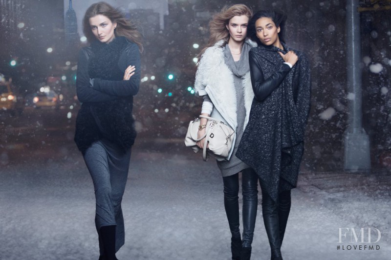 Anais Mali featured in  the DKNY advertisement for Resort 2013