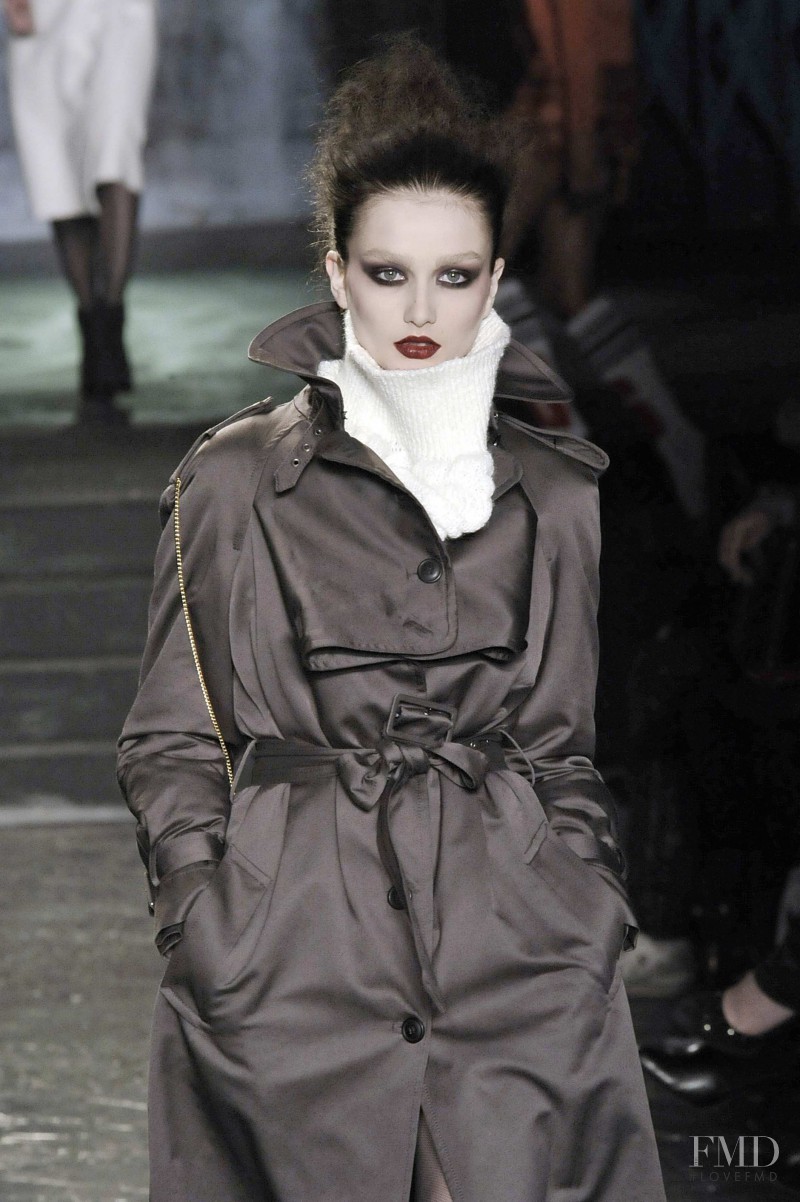 Andreea Diaconu featured in  the Vivienne Westwood Red Label fashion show for Autumn/Winter 2008