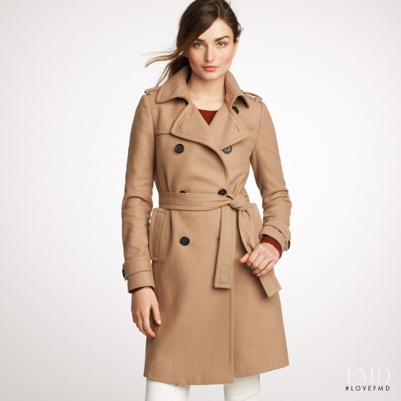 Andreea Diaconu featured in  the J.Crew lookbook for Autumn/Winter 2011