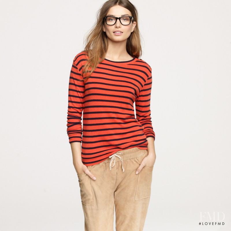 Andreea Diaconu featured in  the J.Crew lookbook for Autumn/Winter 2011