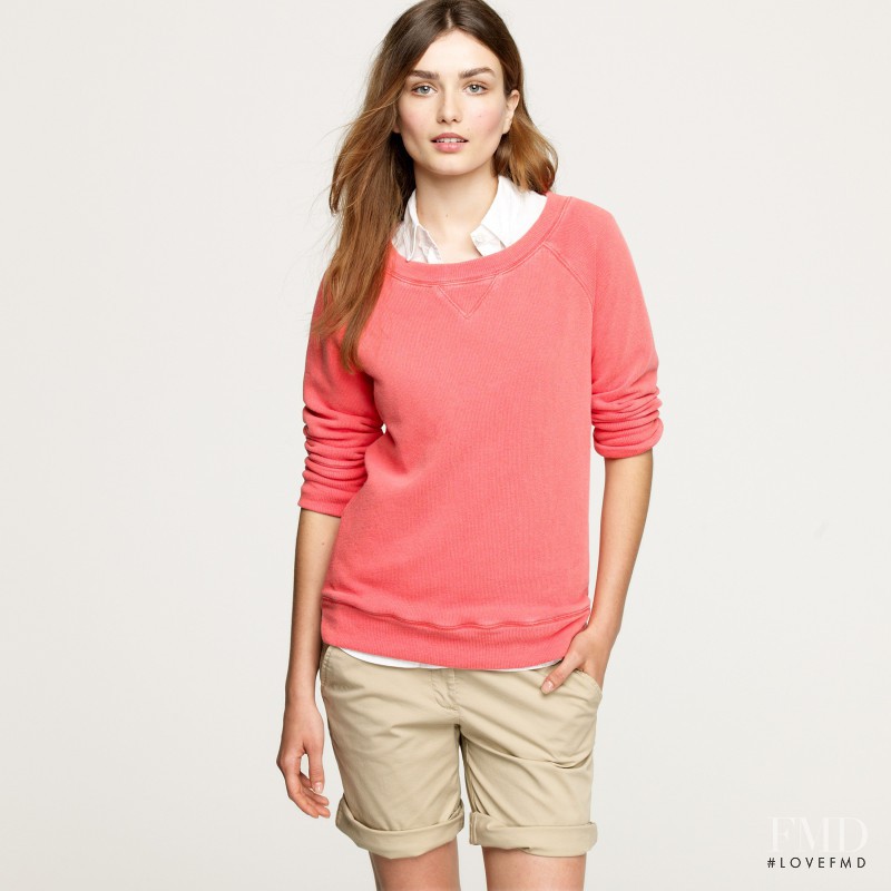 Andreea Diaconu featured in  the J.Crew lookbook for Autumn/Winter 2011