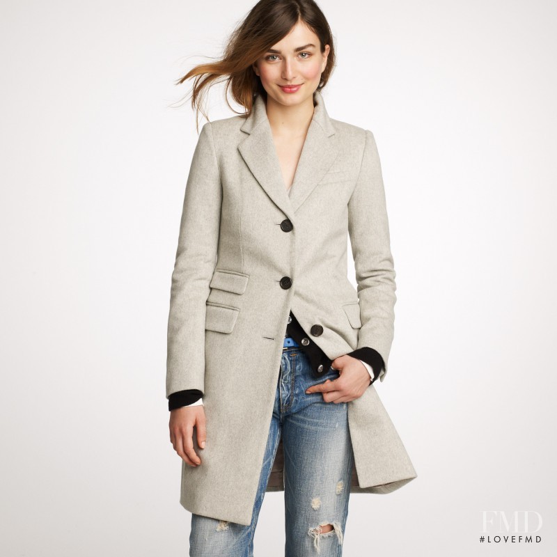 Andreea Diaconu featured in  the J.Crew lookbook for Autumn/Winter 2011