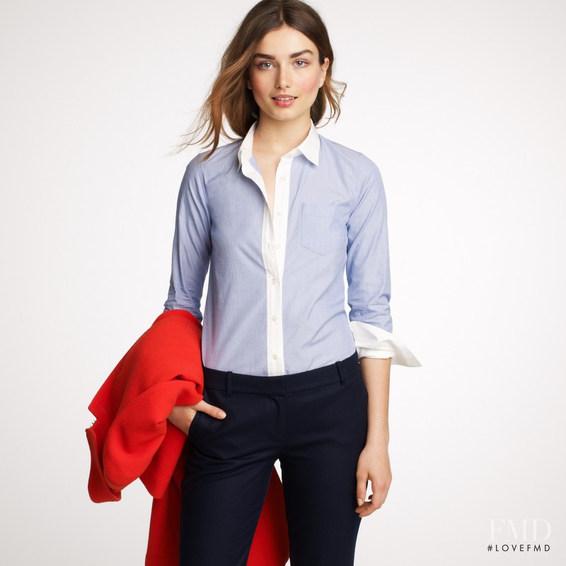 Andreea Diaconu featured in  the J.Crew lookbook for Autumn/Winter 2011