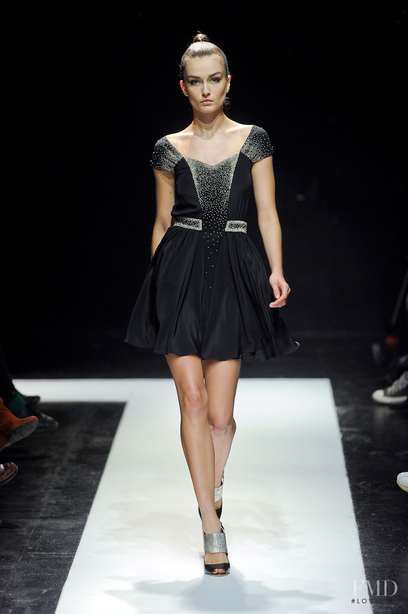Andreea Diaconu featured in  the Maxime Simoëns fashion show for Spring/Summer 2012