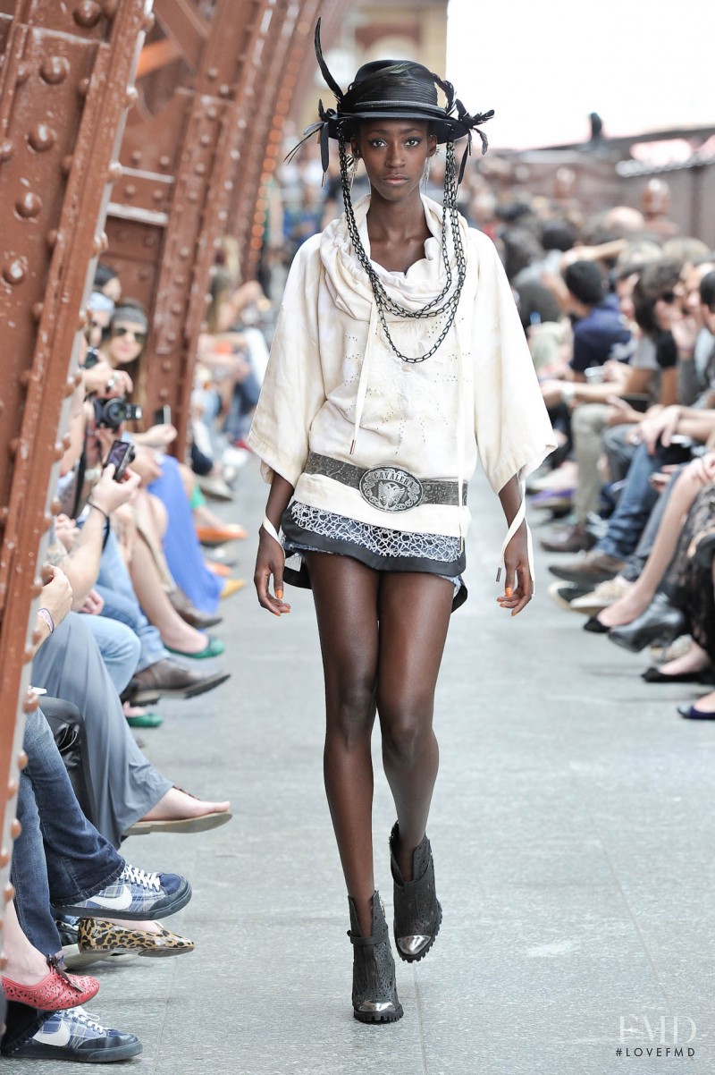 Viviane Oliveira featured in  the Cavalera fashion show for Autumn/Winter 2012