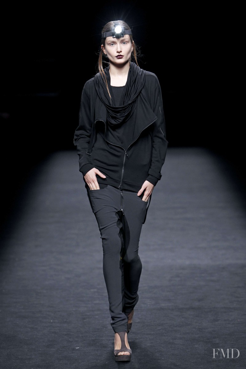 Andreea Diaconu featured in  the Txell Miras fashion show for Autumn/Winter 2011