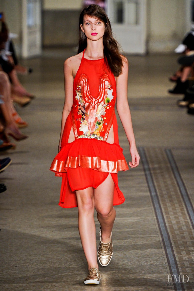 Vanessa Damasceno featured in  the Melk Z Da fashion show for Spring/Summer 2013