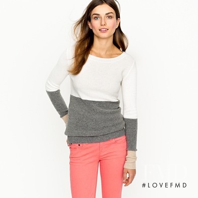 Andreea Diaconu featured in  the J.Crew lookbook for Spring/Summer 2012